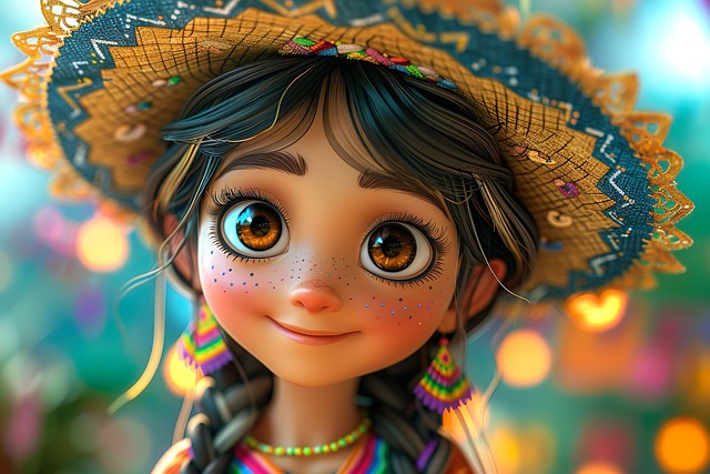 Spanish learning illustration